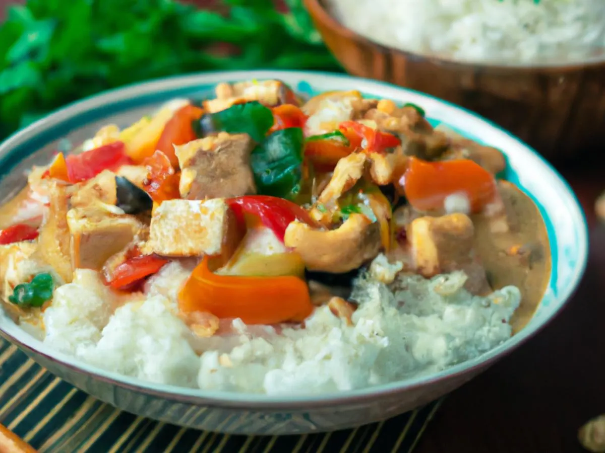 Golden Cashew with Tofu [16 oz]