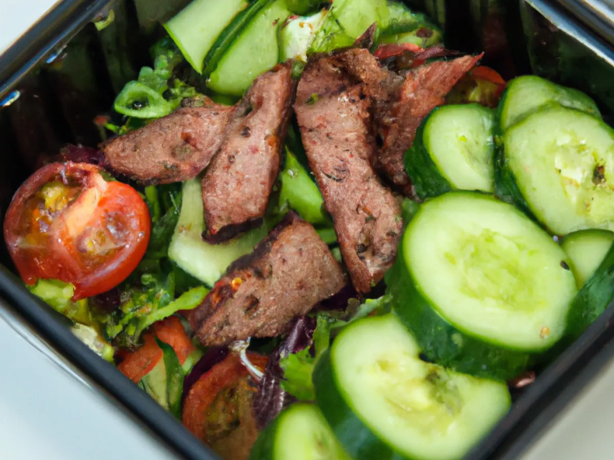 Georgian Steak Salad Box Georgian Steak Salad Box