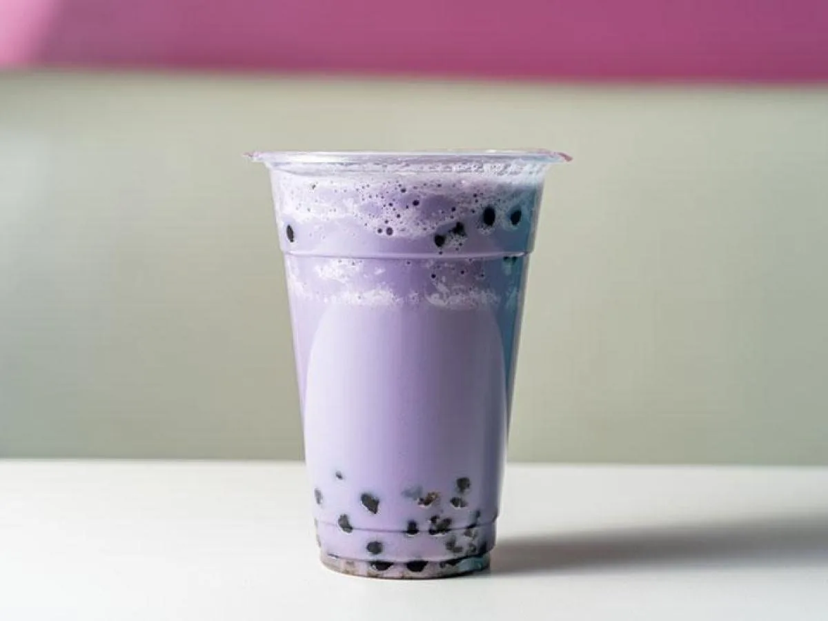 Ube Fresh Milk with Tapioca [Full Sweet]