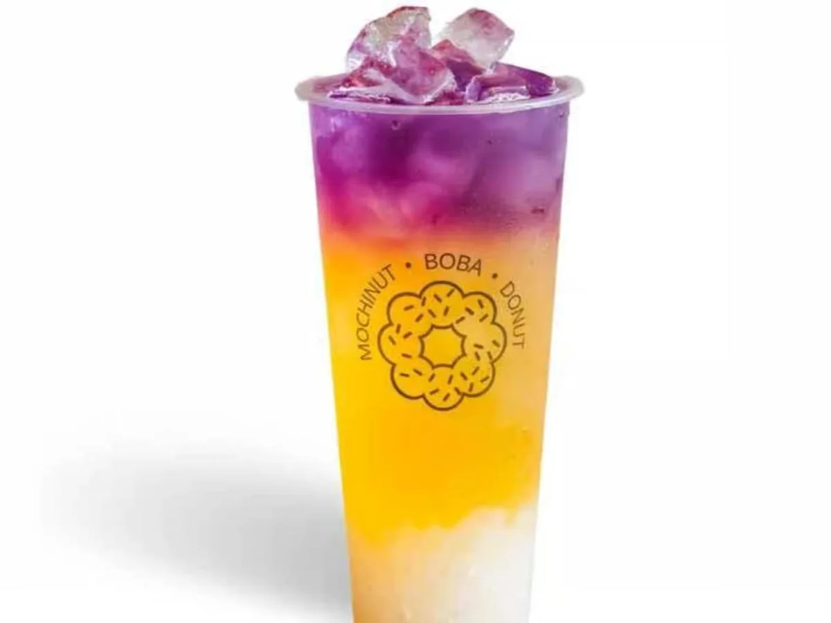 Passion Mango Lemonade with Lychee Jelly [Full Sweet]