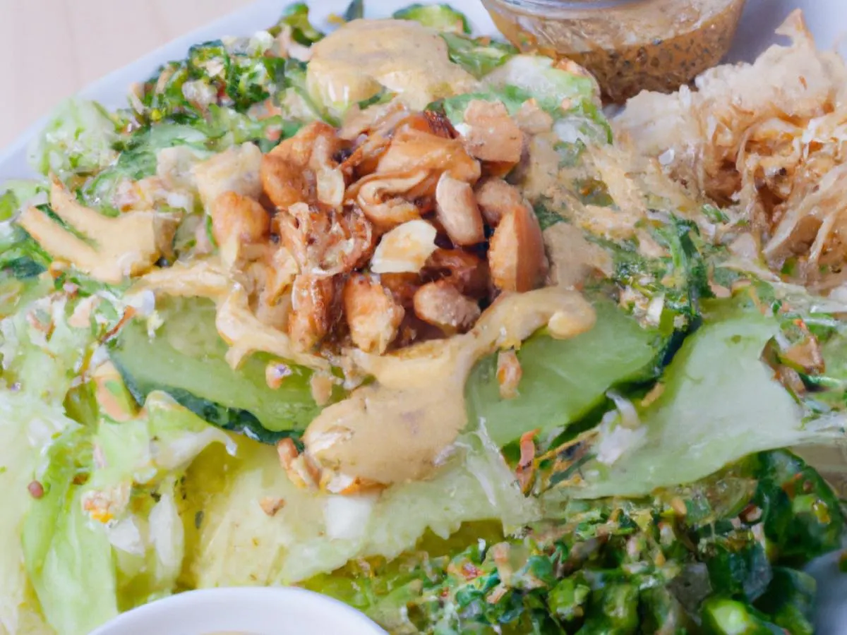 Ginger Salad with Cabbage - Vegan Ginger Salad with Cabbage - Vegan