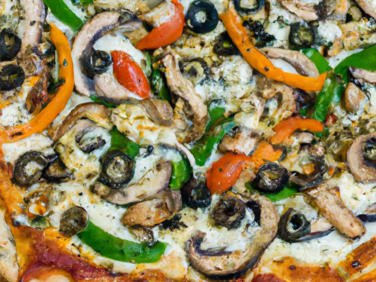 Gluten-Free Guinevere's Garden Delight Pizza (Vegetarian)