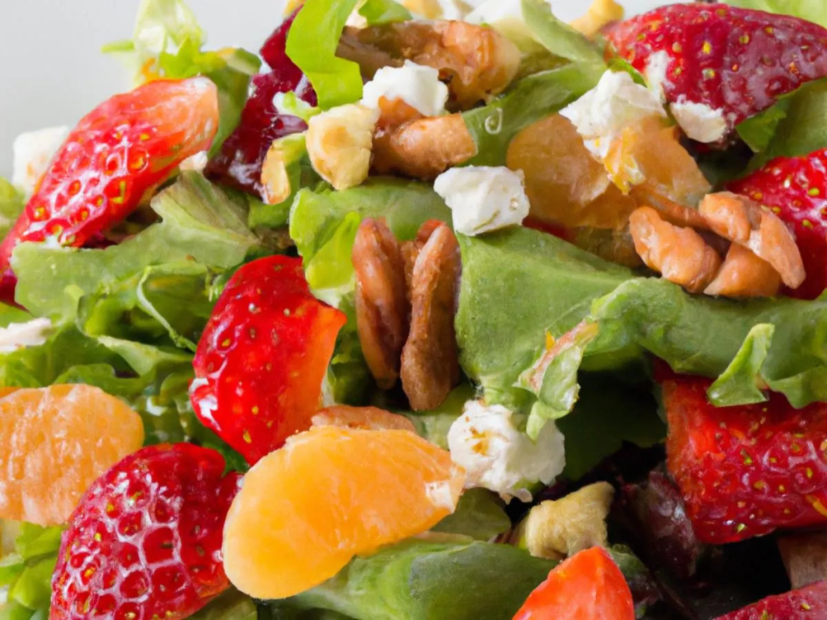 Strawberry Mandarin Salad Strawberry Mandarin Salad