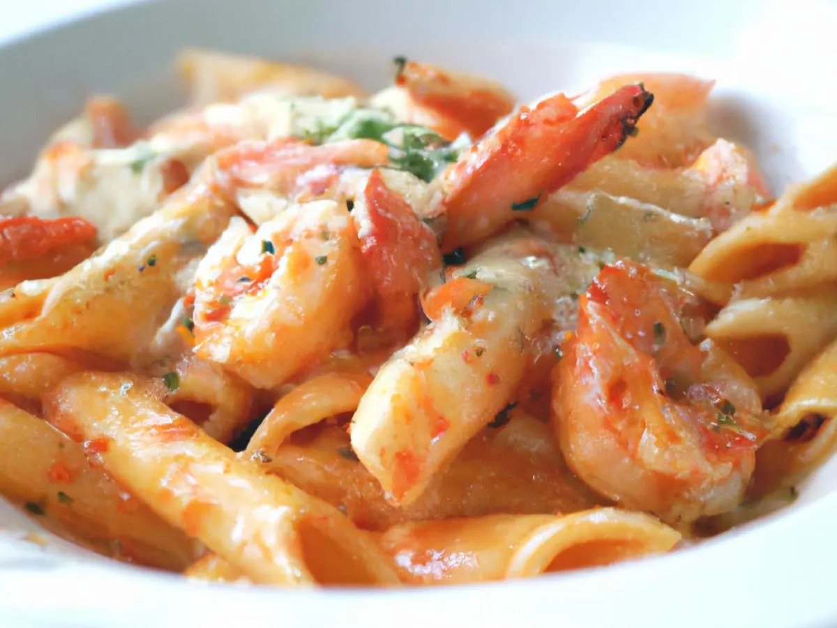 Penne Vodka with Shrimp Penne Vodka with Shrimp