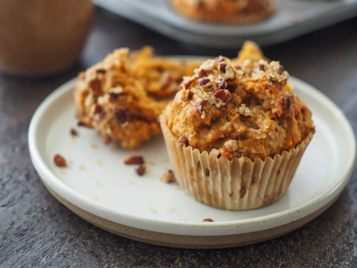 Individually Packaged: Vegan Sweet Potato & Flaxseed Muffin Individually Packaged: Vegan Sweet Potato & Flaxseed Muffin