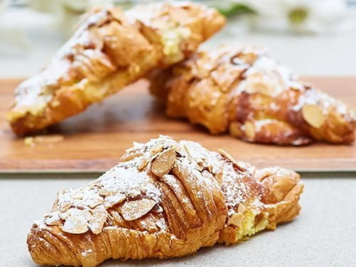 Individually Packaged: Toasted Almond Croissant Individually Packaged: Toasted Almond Croissant