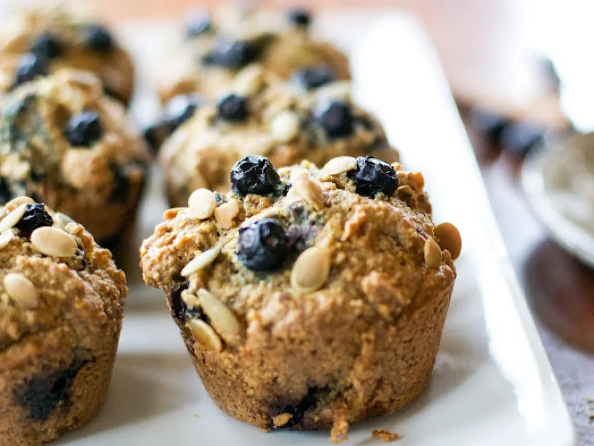 Individually Packaged: Vegan Blueberry Hemp Muffin Individually Packaged: Vegan Blueberry Hemp Muffin