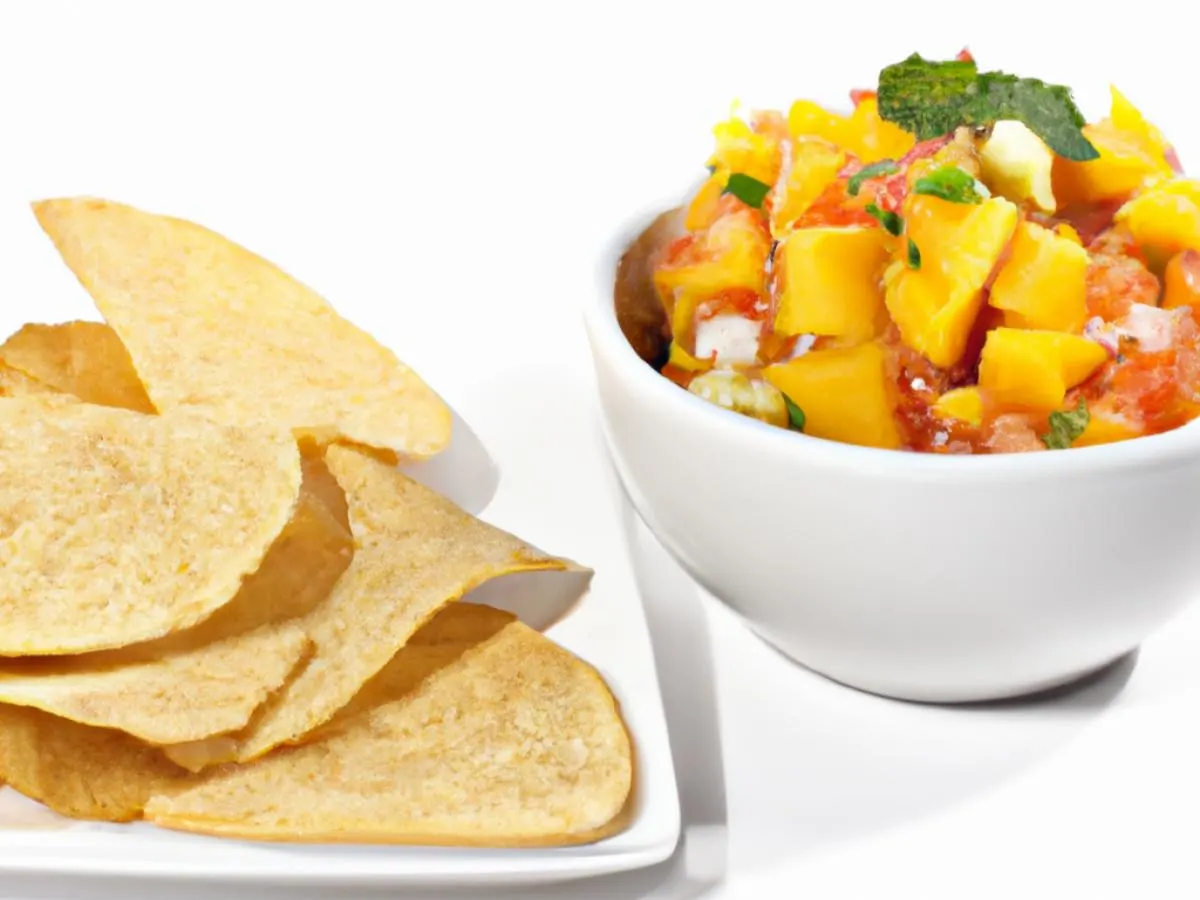 Mango Pico de Gallo & Tortilla Chips Mango Pico de Gallo & Tortilla Chips