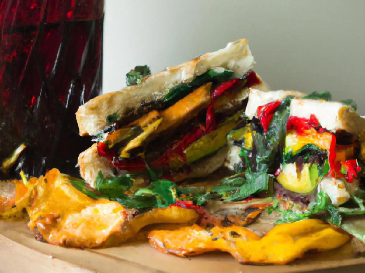 Vegan Roasted Veggie Sandwich Boxed Lunch Vegan Roasted Veggie Sandwich Boxed Lunch