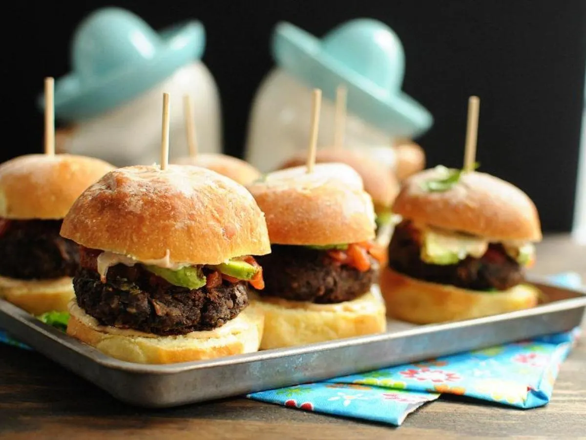 Black Bean Slider Black Bean Slider