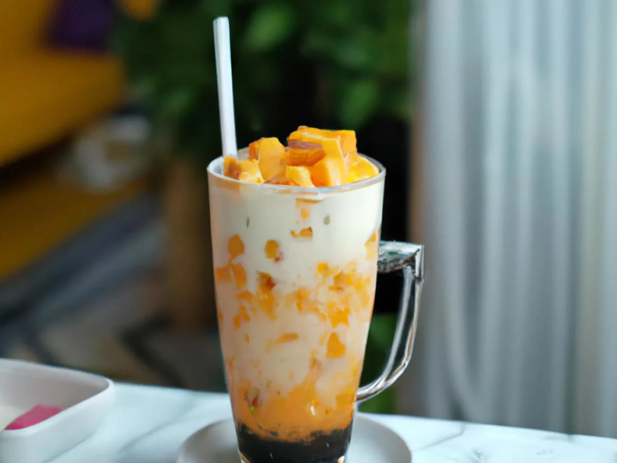 Fresh Mango Milk Tea Fresh Mango Milk Tea