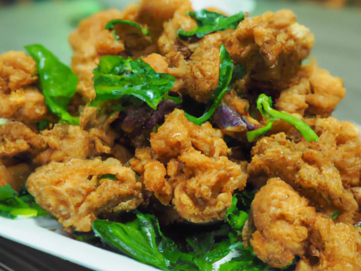 Popcorn Basil Chicken Popcorn Basil Chicken