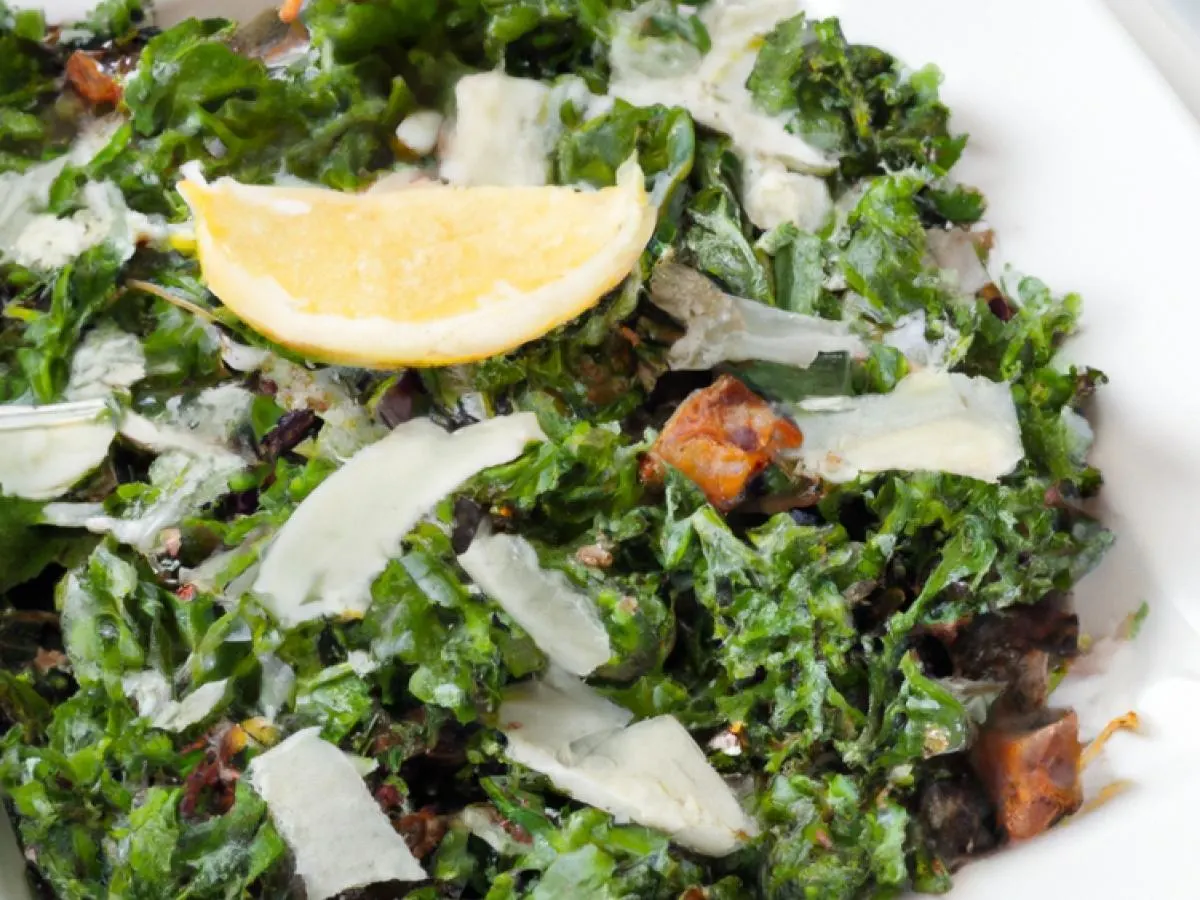 Kale Caesar with Creamy Caesar Dressing Kale Caesar with Creamy Caesar Dressing