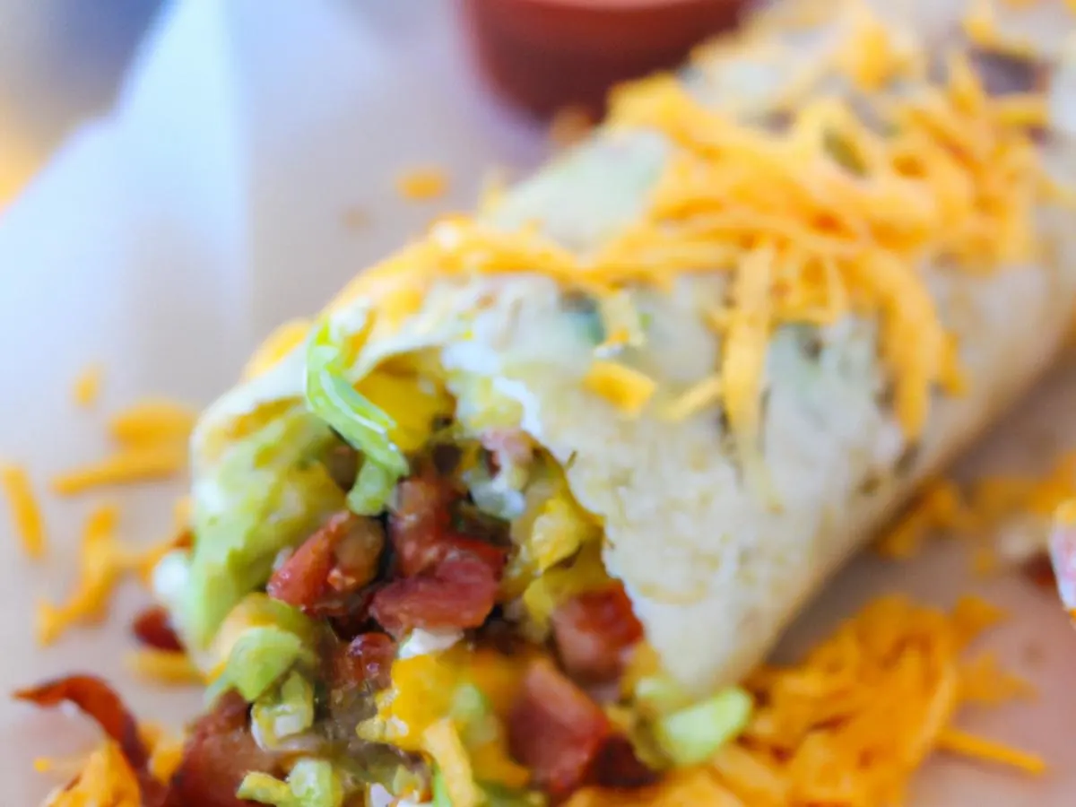 Individual Breakfast Bacon Burrito Individual Breakfast Bacon Burrito