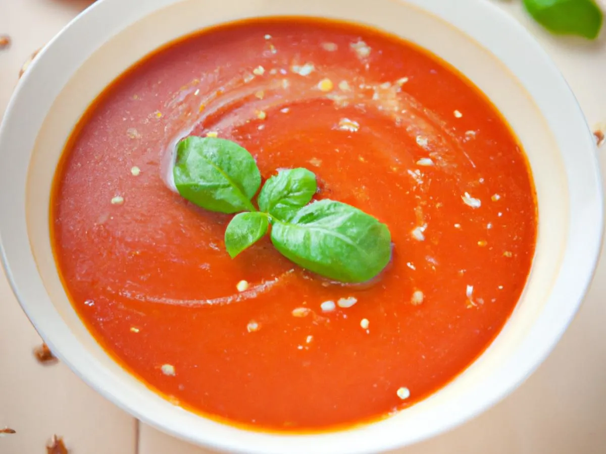 Large Tomato Basil Soup Large Tomato Basil Soup