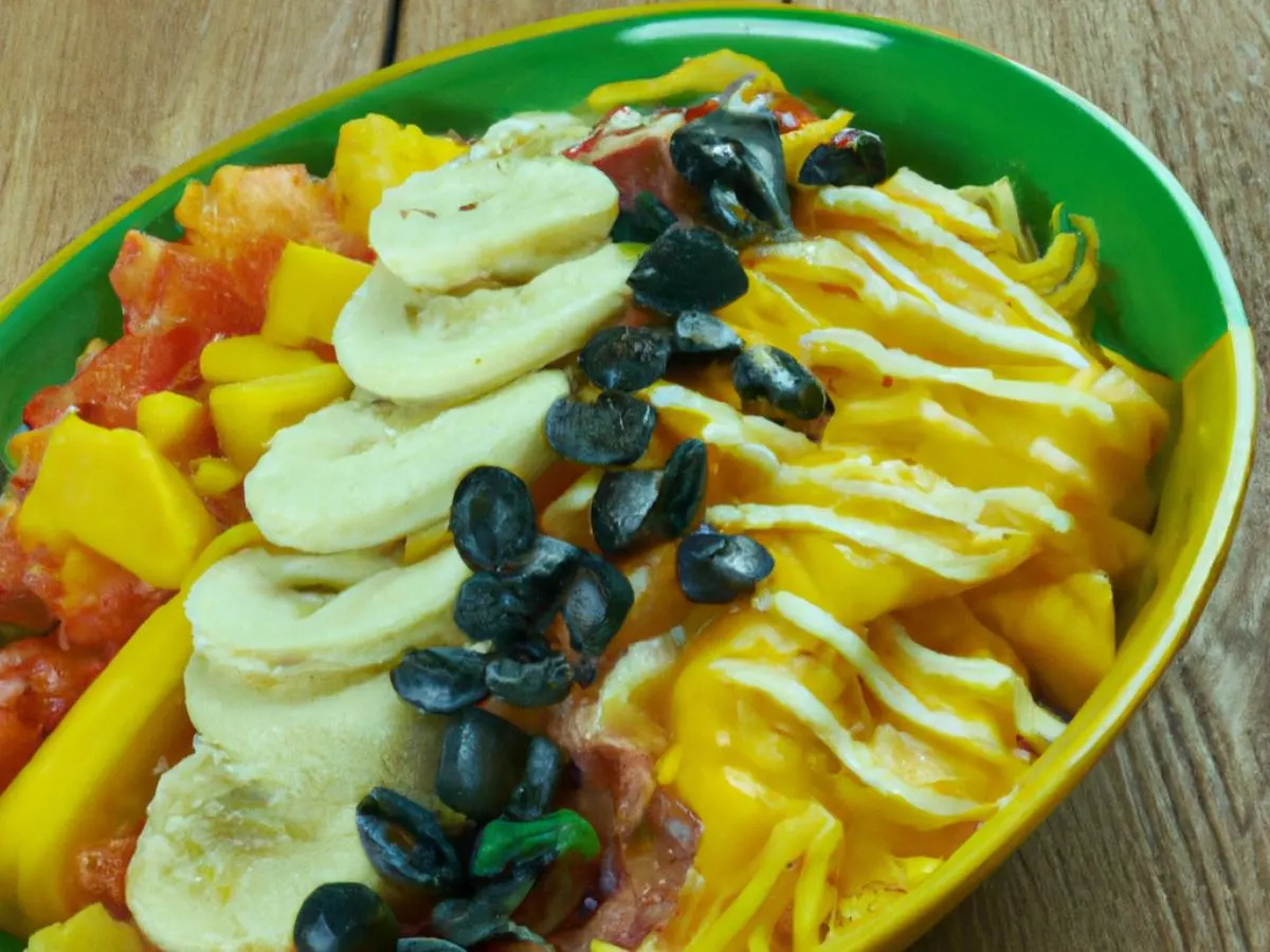 Large Vegan Plantain Burrito Bowl Large Vegan Plantain Burrito Bowl