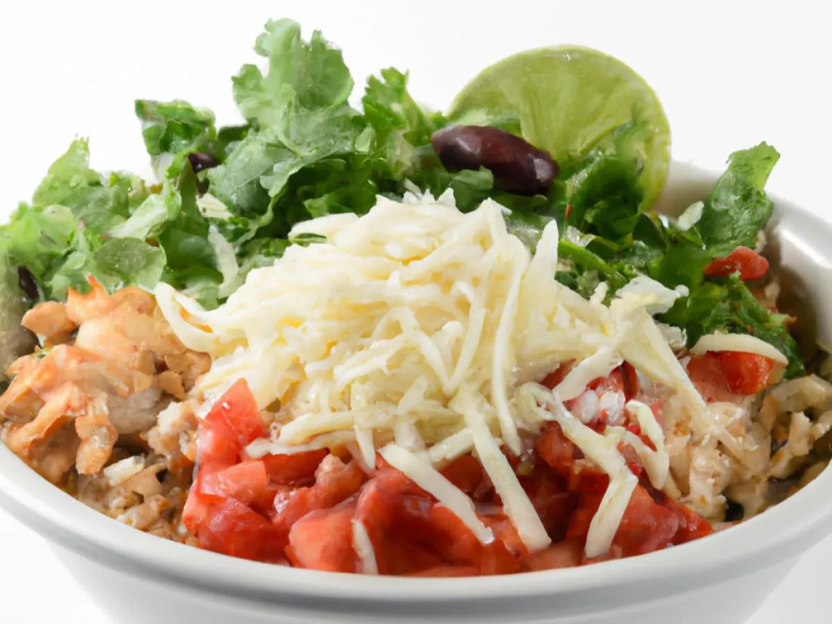 Large Spicy Chicken Burrito Bowl Large Spicy Chicken Burrito Bowl