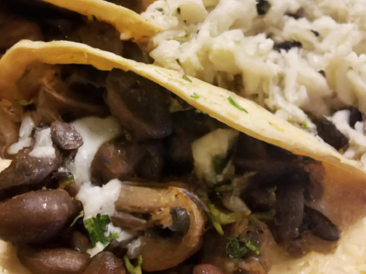 Two Mushroom Tacos Box Two Mushroom Tacos Box