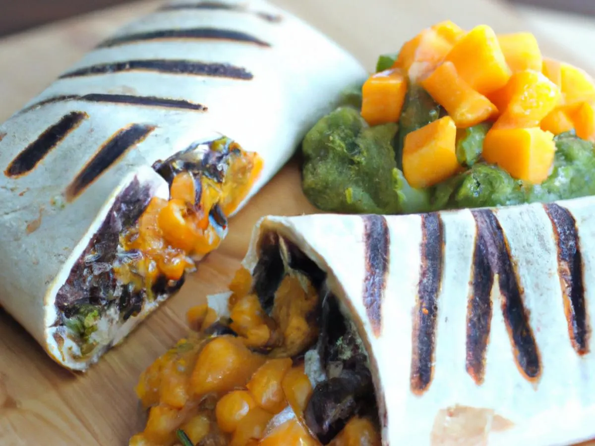 Small Individually Wrapped Whole Mango Black Bean Burrito Small Individually Wrapped Whole Mango Black Bean Burrito