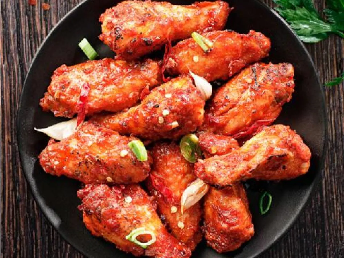 Schezwan Chicken Wings Schezwan Chicken Wings
