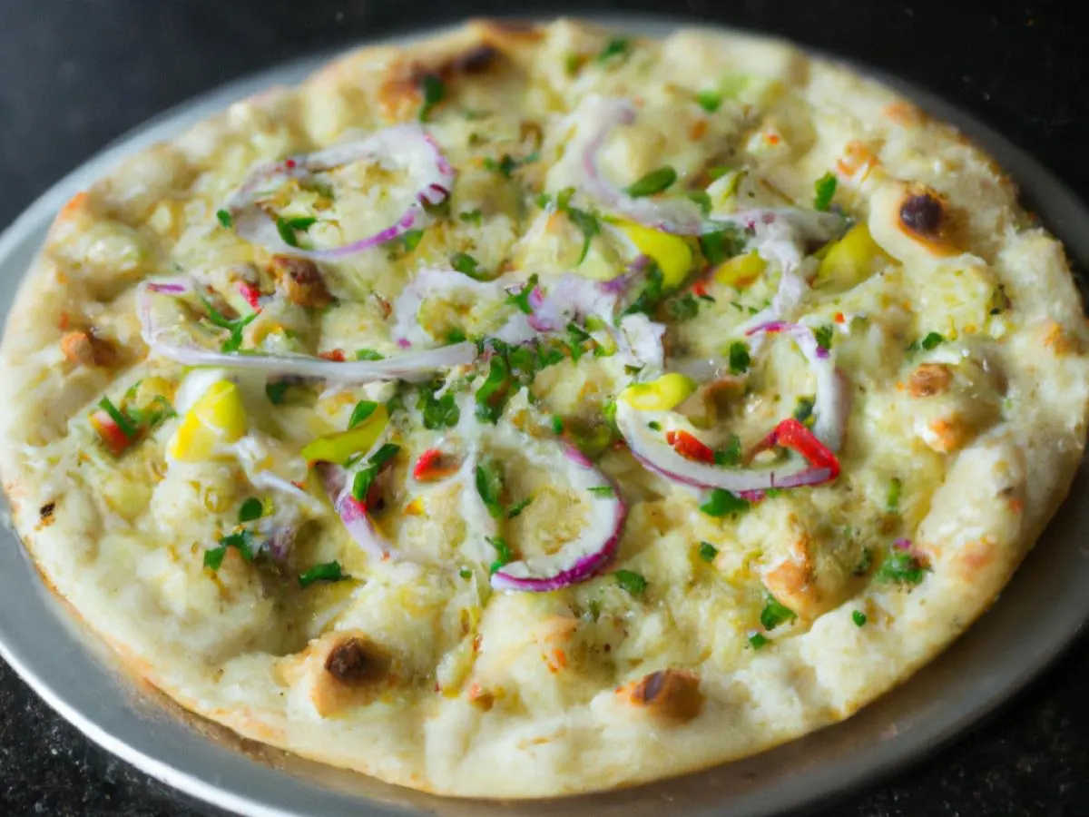 Malai Alfredo Naanizza Malai Alfredo Naanizza