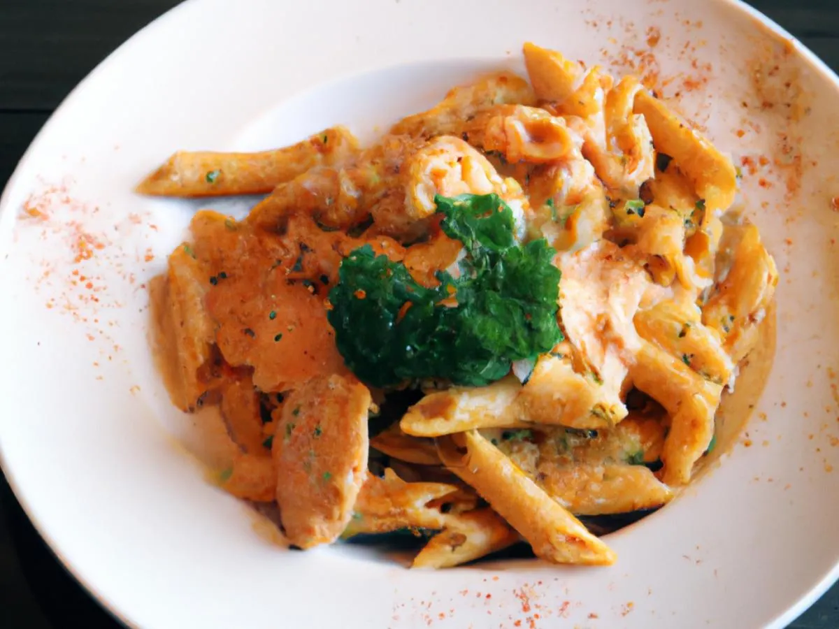 Large Butter Chicken Penne Pasta Large Butter Chicken Penne Pasta
