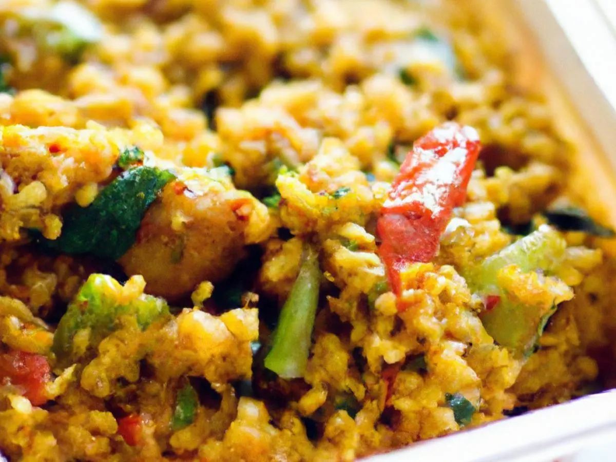 Veggie Burnt Garlic Chili Fried Rice Veggie Burnt Garlic Chili Fried Rice