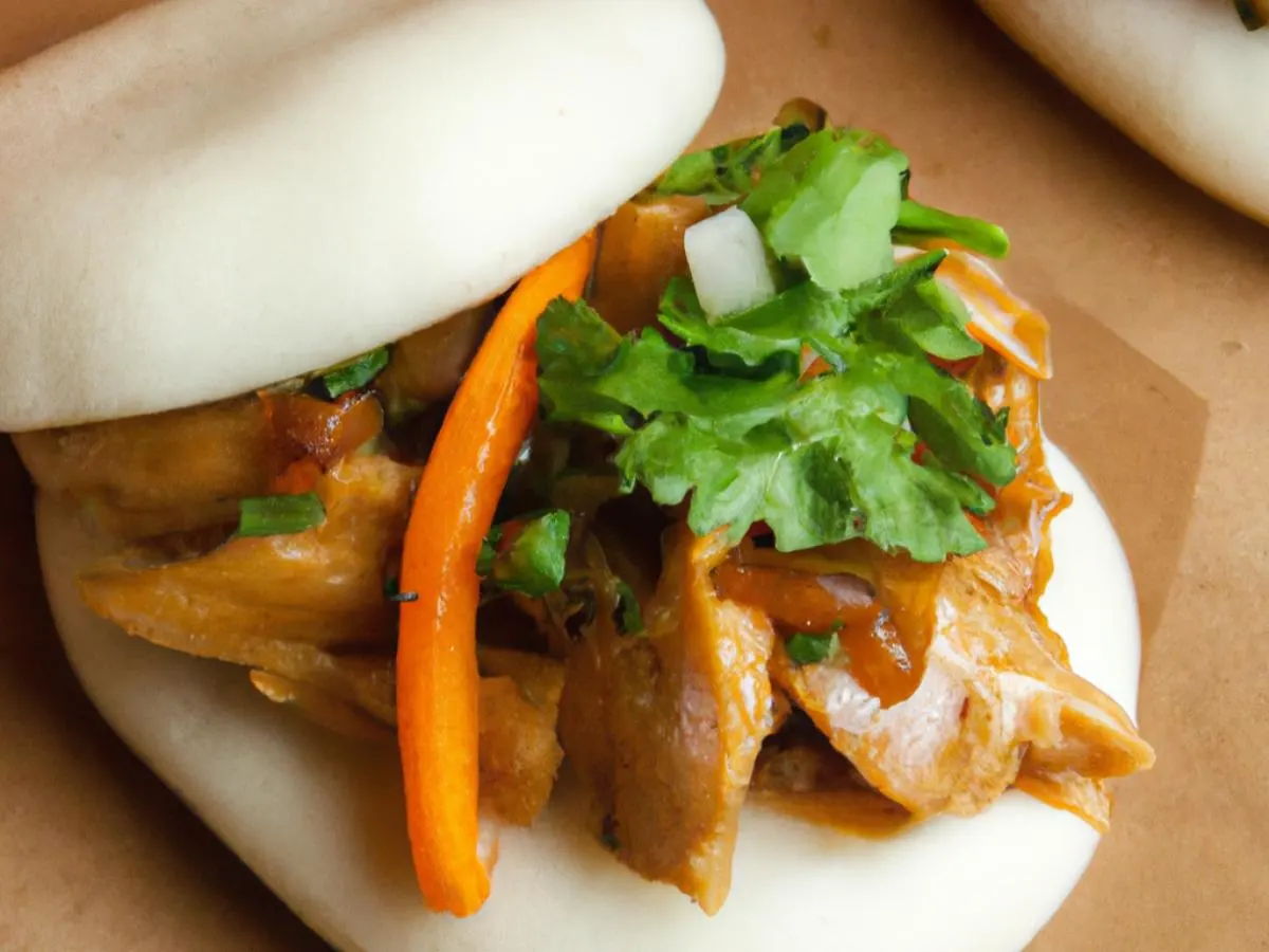 Caramelized Chicken Banh Bao Caramelized Chicken Banh Bao