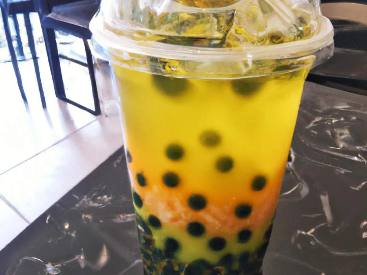Mango Green Tea (Half Sweetness) Mango Green Tea (Half Sweetness)