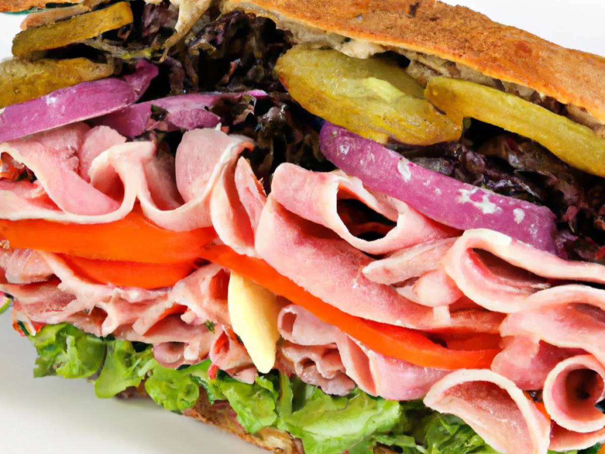 Regular Italian Sub on Whole Grain Wheat Bread Regular Italian Sub on Whole Grain Wheat Bread