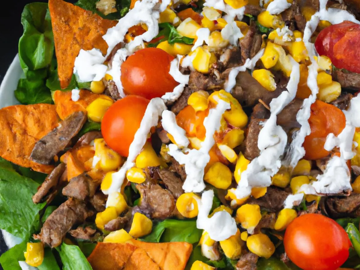 Taco Salad With Shredded Steak Taco Salad With Shredded Steak