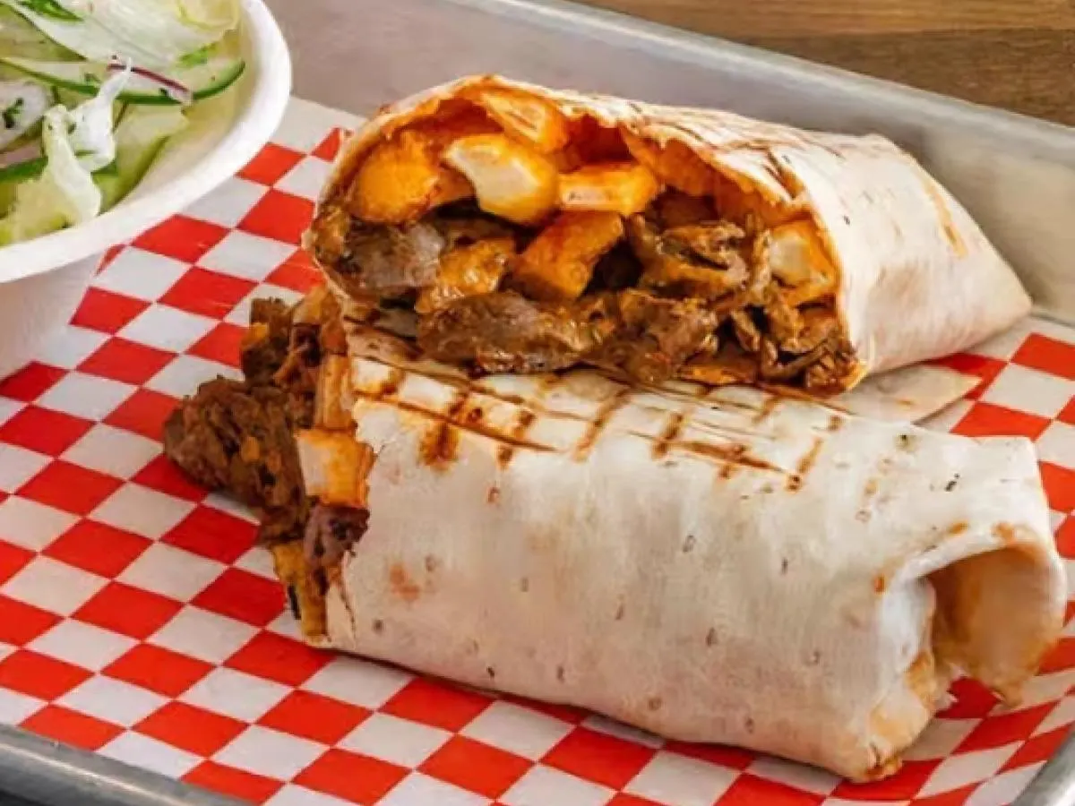 Algerian Lamb Wrap