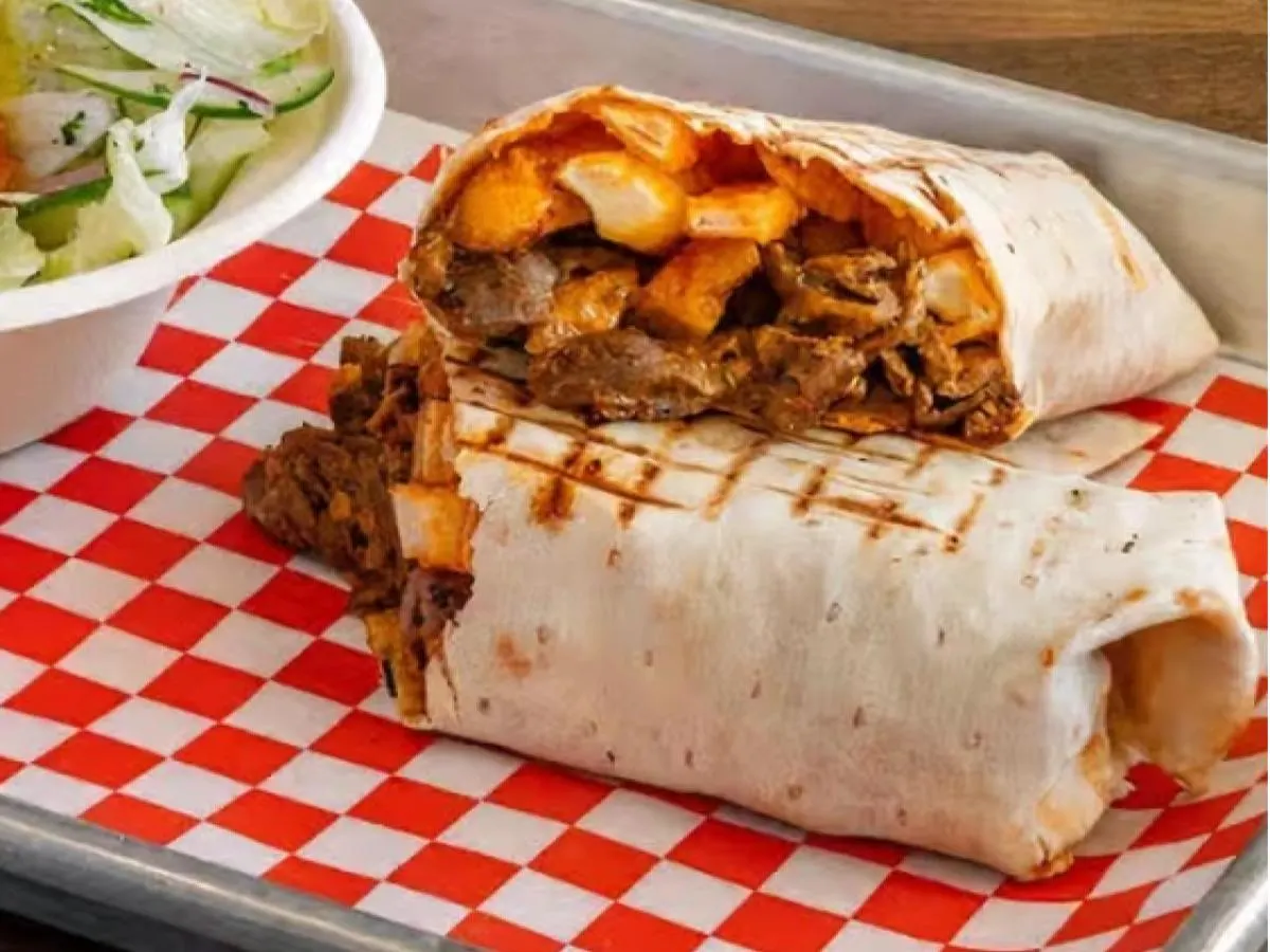 Algerian Steak Wrap
