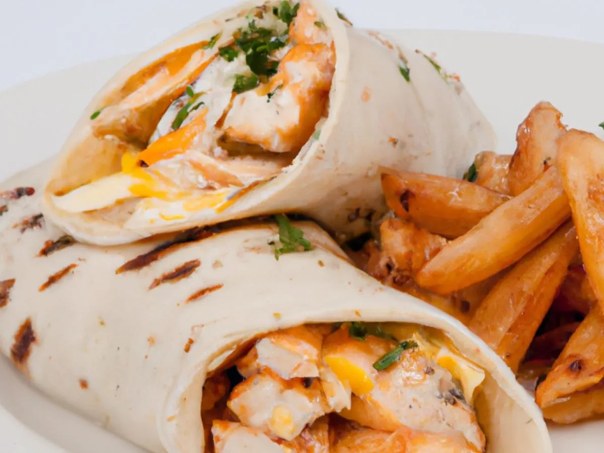 Dairy-Free Chicken Breakfast Wrap
