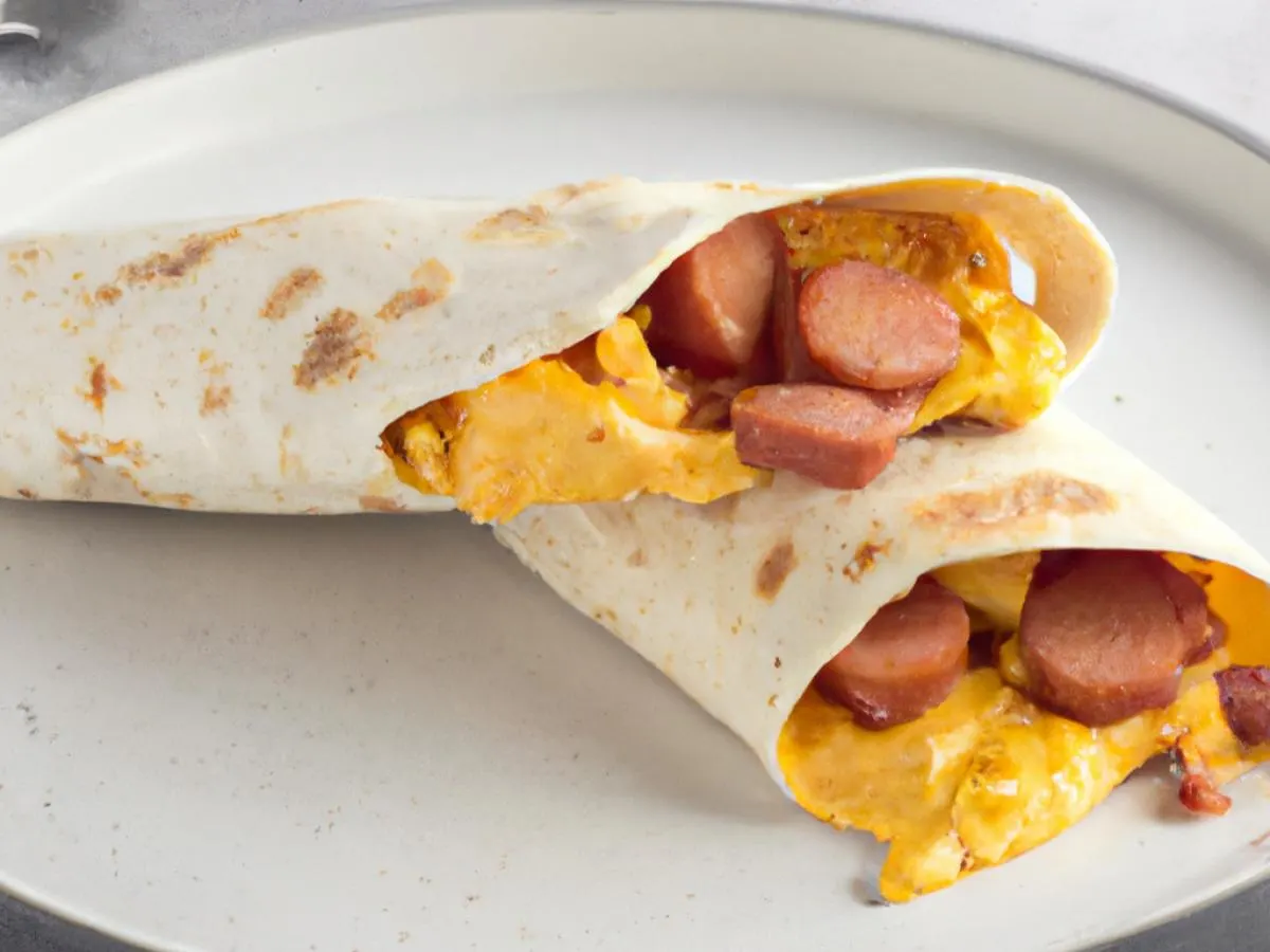 Lamb Breakfast Wrap