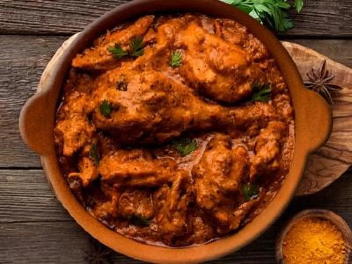Pahari Chicken Curry with Rice and Dal Tadka (Gluten-Free, Dairy-Free) (Halal) Pahari Chicken Curry with Rice and Dal Tadka (Gluten-Free, Dairy-Free) (Halal)