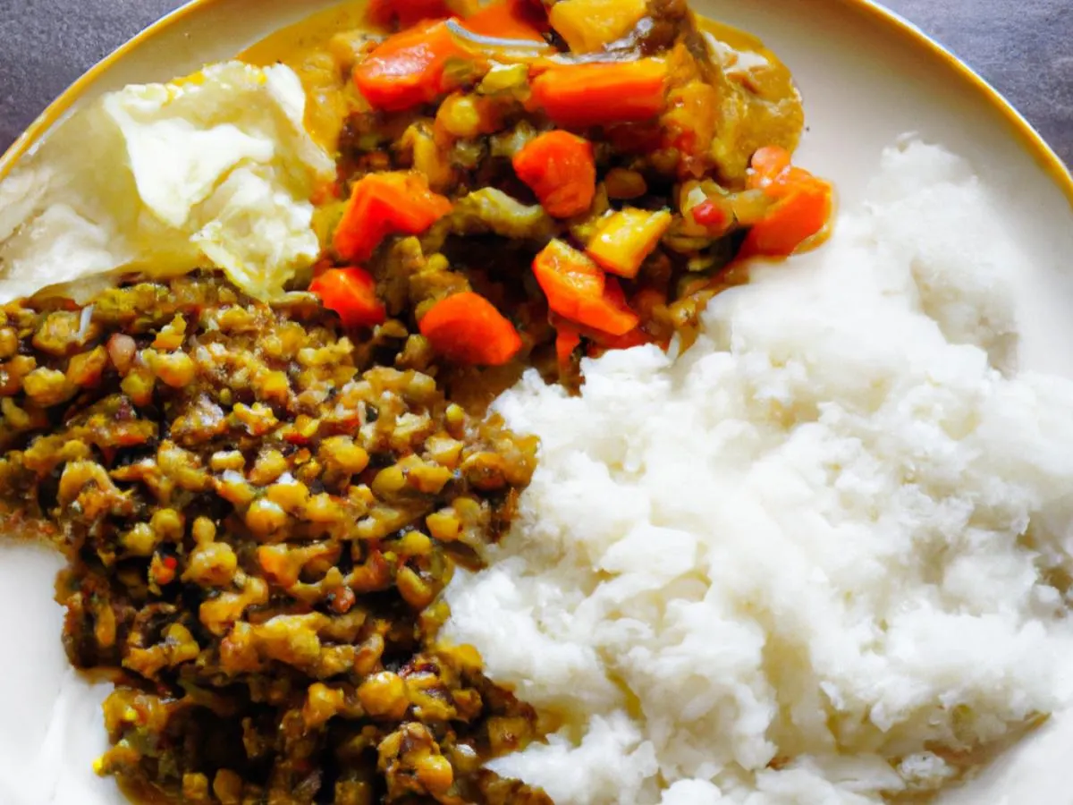 Nepali Mix Vegetable with Rice and Dal Tadka (Vegan) Nepali Mix Vegetable with Rice and Dal Tadka (Vegan)