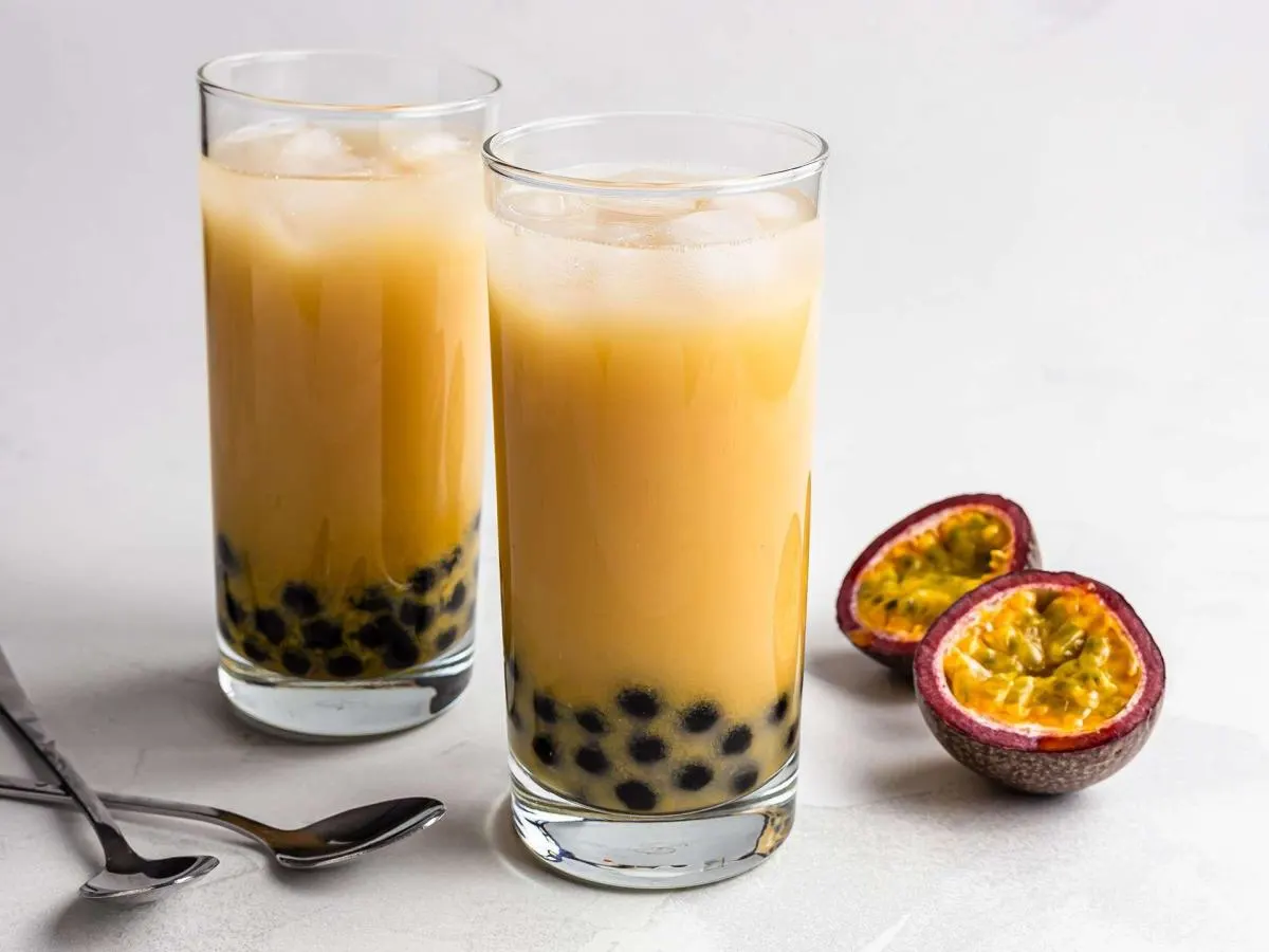 Passion Fruit Bubble Tea Passion Fruit Bubble Tea