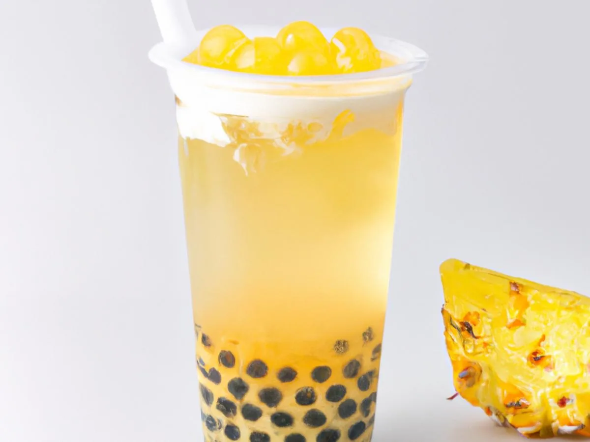 Pineapple Bubble Tea Pineapple Bubble Tea