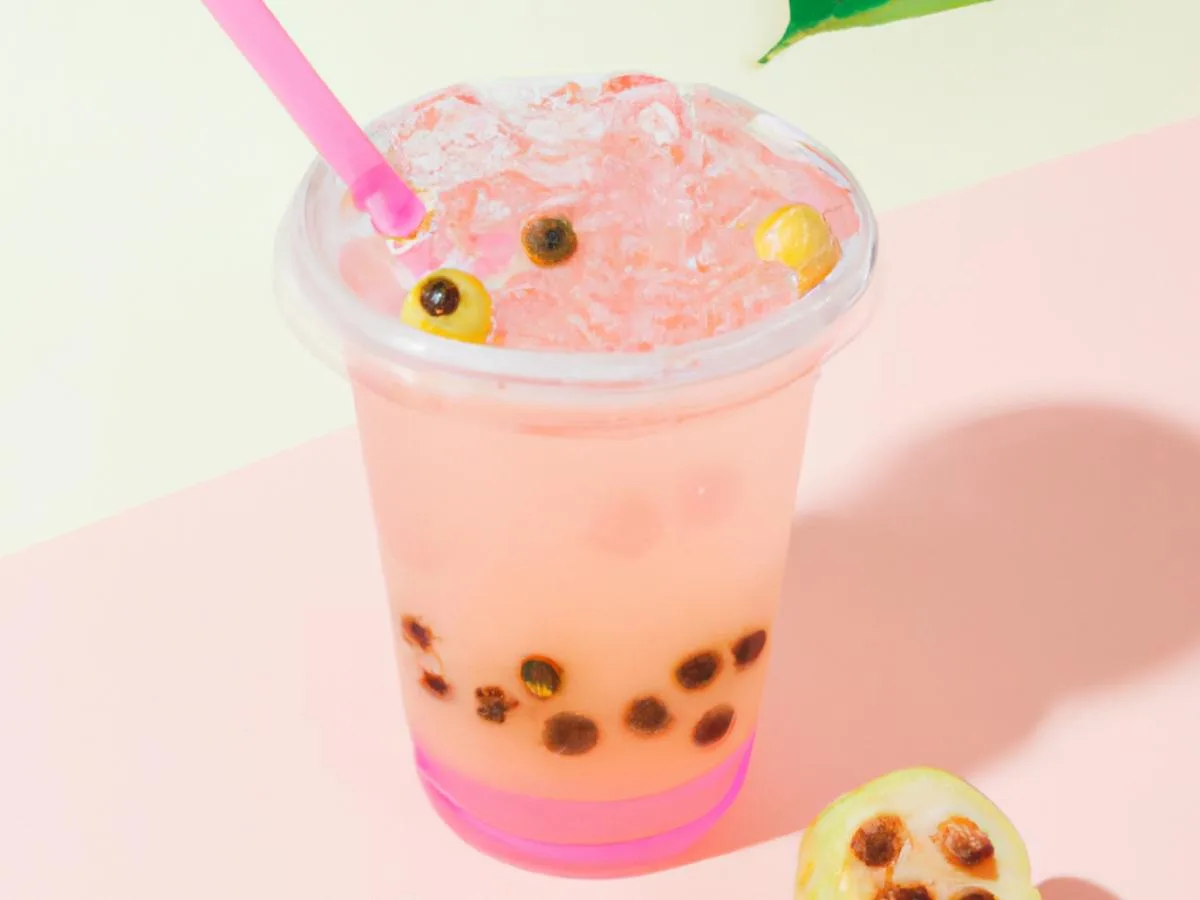 Guava Bubble Tea Guava Bubble Tea