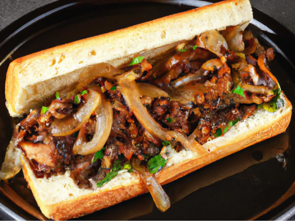 Vegan Impossible Cheesesteak