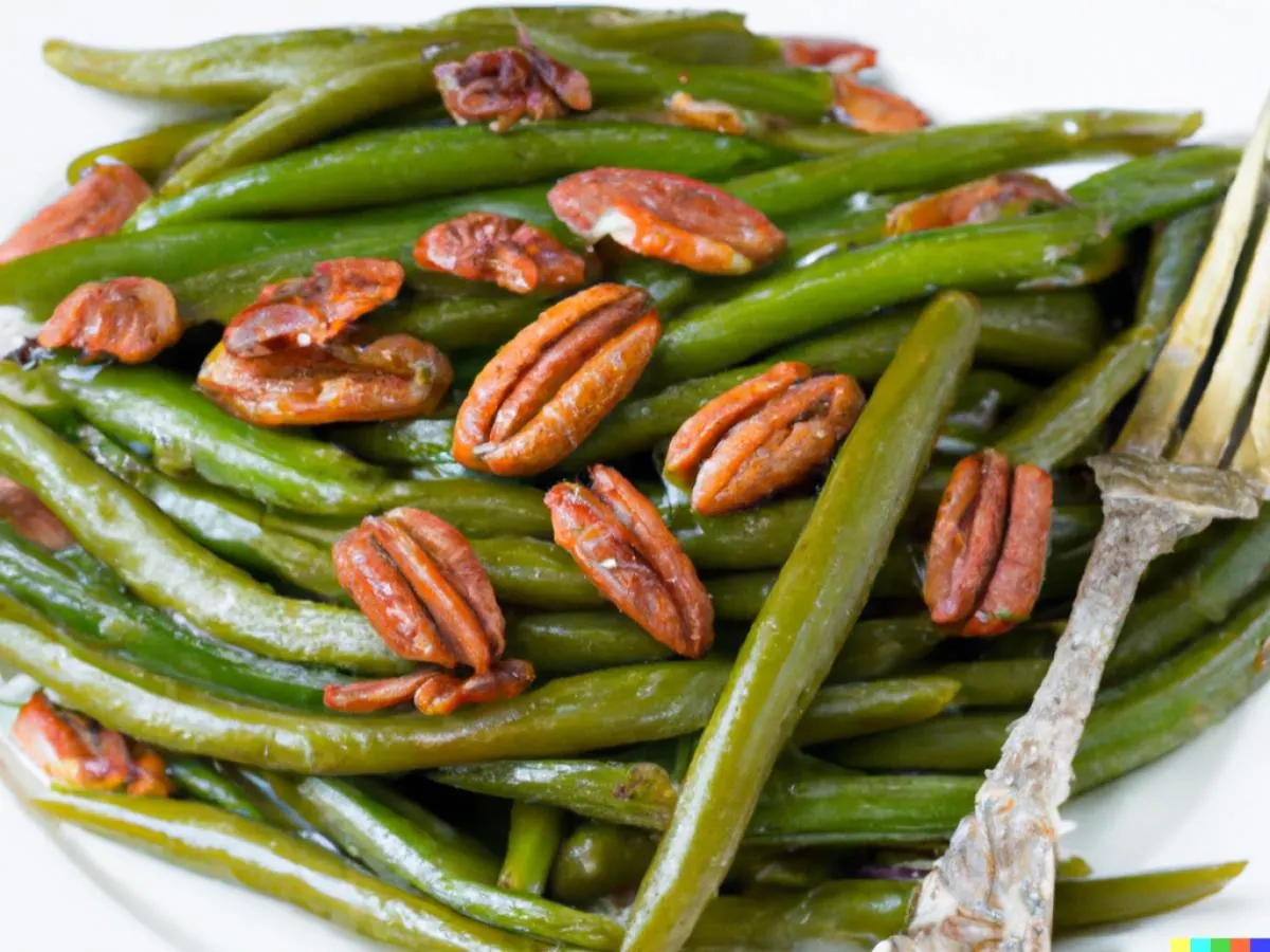 Green Beans with Candied Pecans Green Beans with Candied Pecans