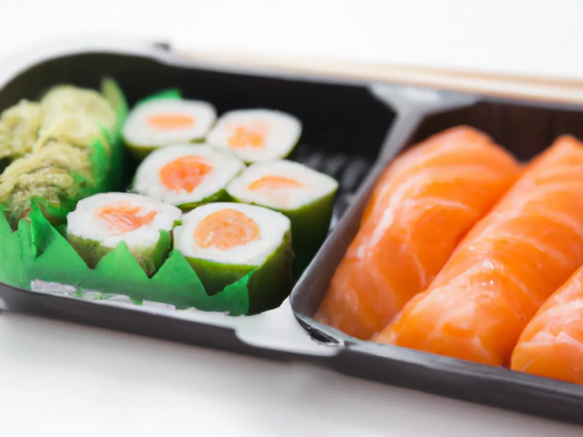 Salmon Avocado Sushi Box Salmon Avocado Sushi Box