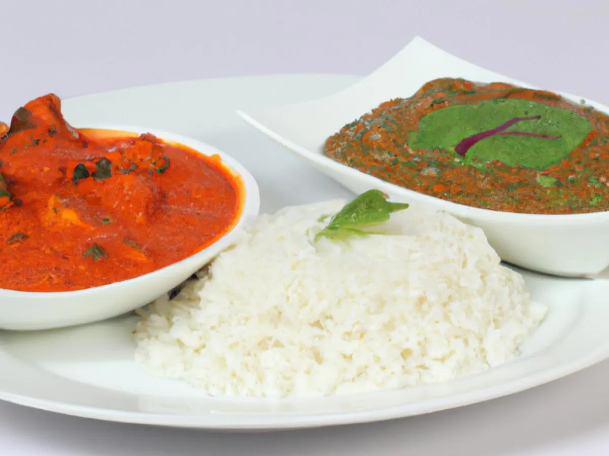 Chicken Tikka Masala, White Rice & Dal Palak [16oz]
