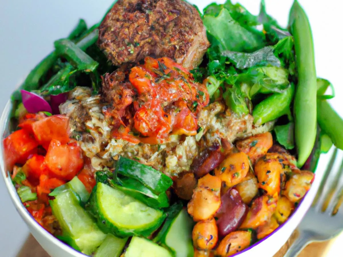 Greens and Grains Lamb Bowl Greens and Grains Lamb Bowl