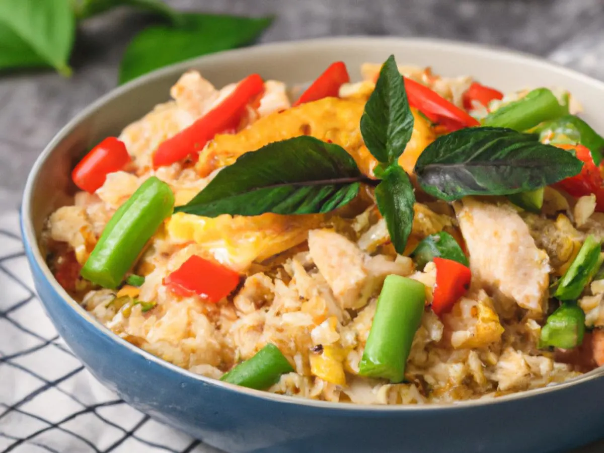 Chicken Basil fried Rice [18 oz]