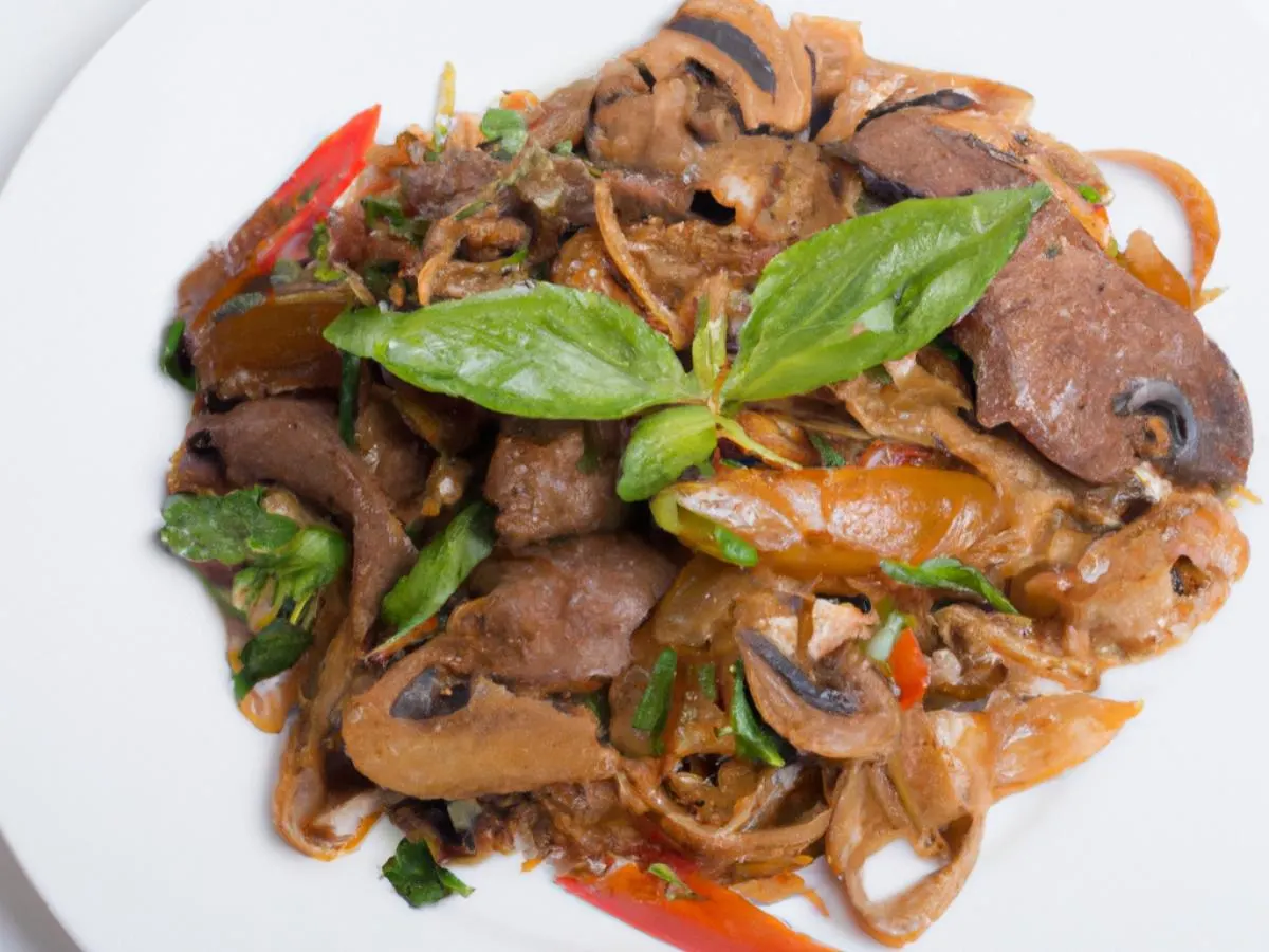 Drunken Noodles with Beef Drunken Noodles with Beef