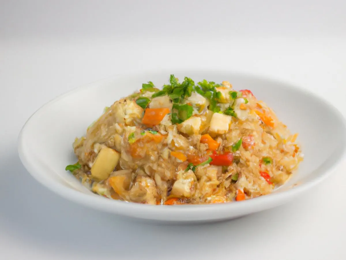 Tofu Sriracha Fried Rice Tofu Sriracha Fried Rice