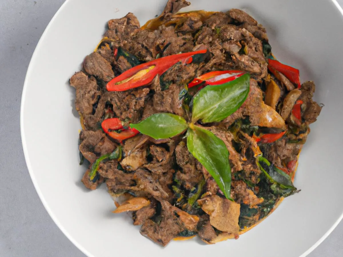 Thai Basil Beef Thai Basil Beef
