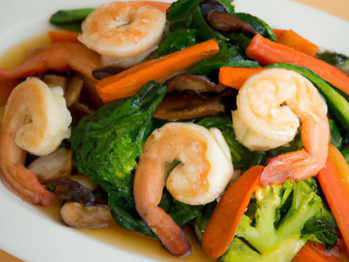 Vegetable Medley with Shrimp Vegetable Medley with Shrimp